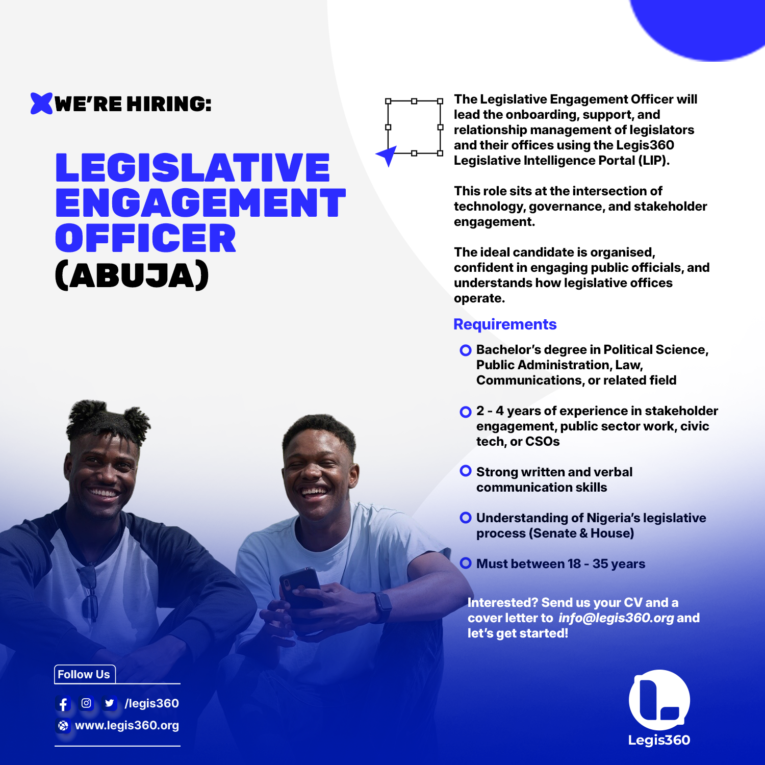 Legislative Engagement Officer